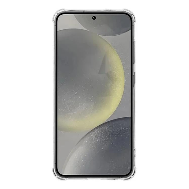 For Galaxy A57 5G WANLONFENG 1.5mm Airbag Corners TPU Phone Case with 2pcs Screen Films - Transparent