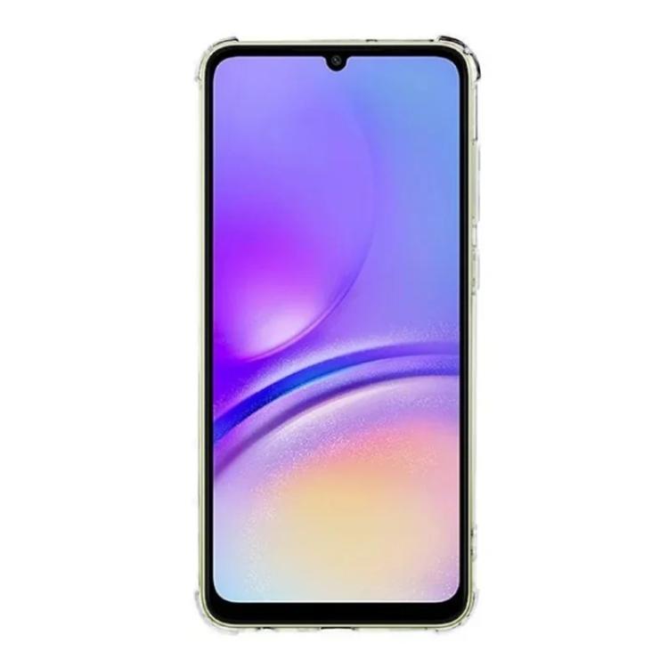 For Galaxy A07 4G WANLONFENG 1.5mm Airbag Corners TPU Phone Case with 2pcs Screen Films - Transparent