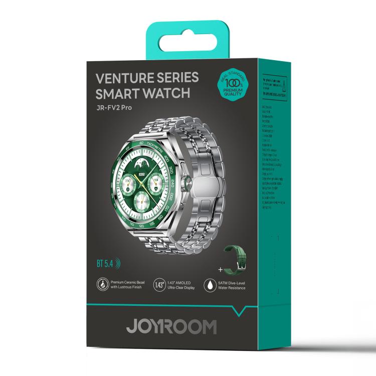 JOYROOM JR-FV2 Pro Venture Series Smart Watch Support Answer / Make Call / Health Monitoring - Green