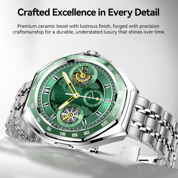 JOYROOM JR-FV2 Pro Venture Series Smart Watch Support Answer / Make Call / Health Monitoring - Green