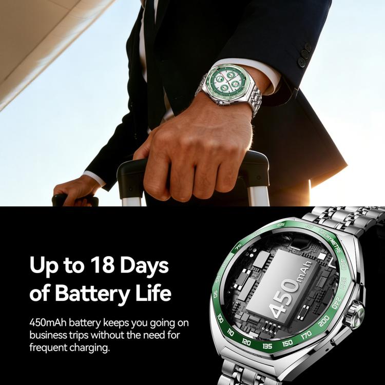 JOYROOM JR-FV2 Pro Venture Series Smart Watch Support Answer / Make Call / Health Monitoring - Green