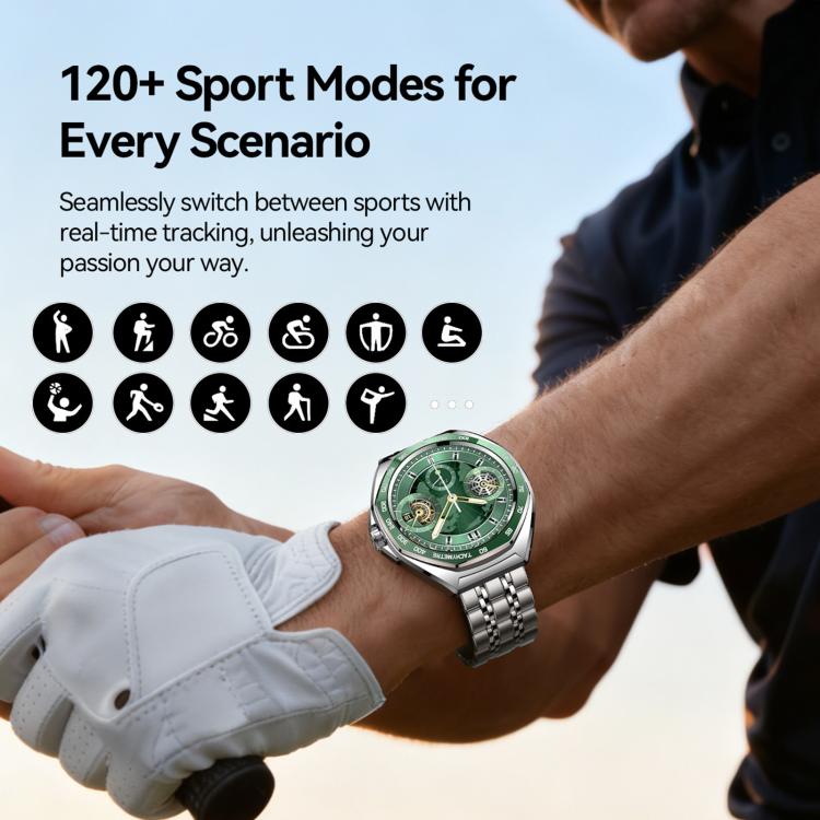 JOYROOM JR-FV2 Pro Venture Series Smart Watch Support Answer / Make Call / Health Monitoring - Green