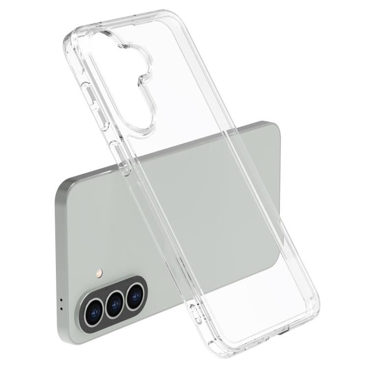 For Galaxy A57 5G LeReach TOC Clear Series Dual-Composite Armor TPU + Acrylic Shockproof Phone Case - Transparent
