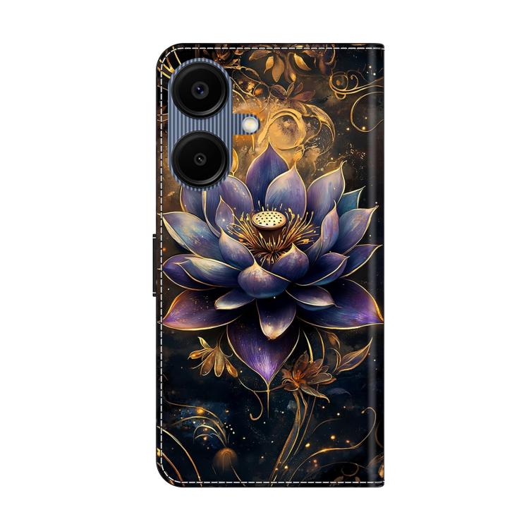 For Galaxy A06 5G / A06 4G Crystal-Like Painted Vegan Leather Phone Case