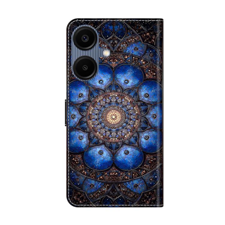 For Galaxy A06 5G / A06 4G Crystal-Like Painted Vegan Leather Phone Case