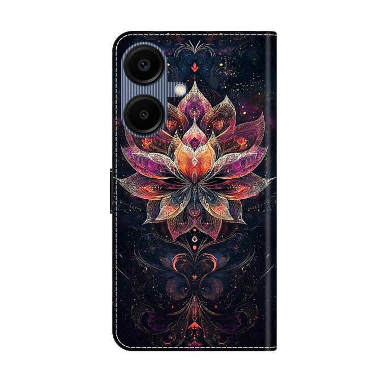 For Galaxy A06 5G / A06 4G Crystal-Like Painted Vegan Leather Phone Case