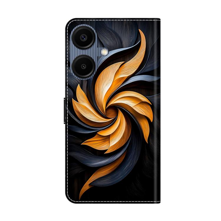 For Galaxy A06 5G / A06 4G Crystal-Like Painted Vegan Leather Phone Case