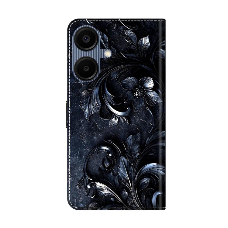 For Galaxy A06 5G / A06 4G Crystal-Like Painted Vegan Leather Phone Case
