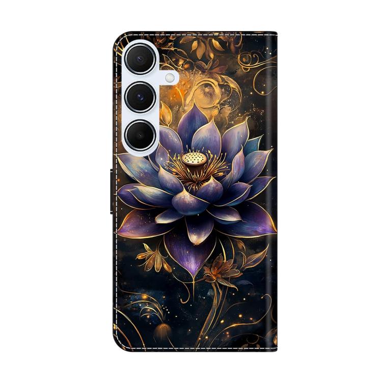 For Galaxy A16 5G Crystal-Like Painted Vegan Leather Phone Case