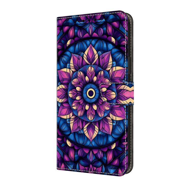 For Galaxy A16 5G Crystal-Like Painted Vegan Leather Phone Case
