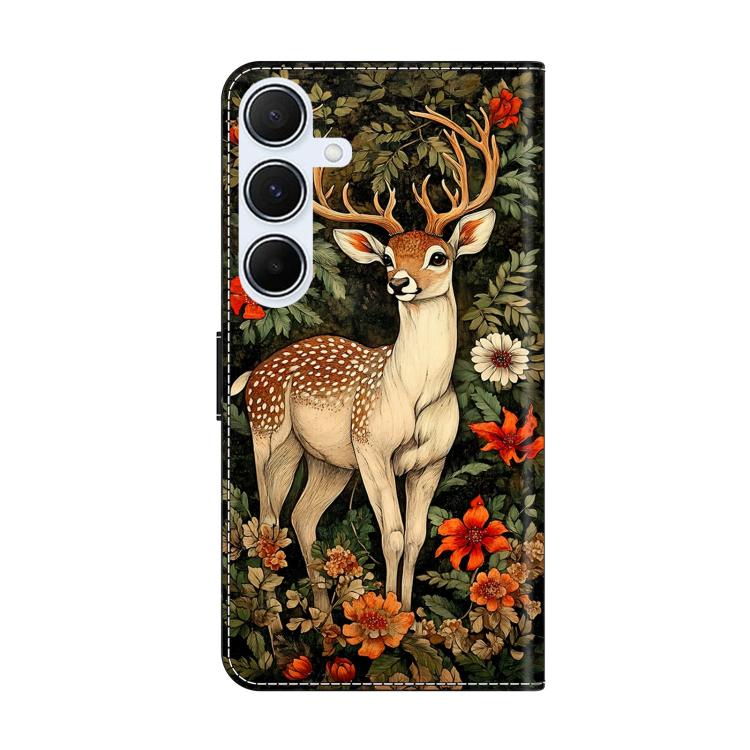 For Galaxy A16 5G Crystal-Like Painted Vegan Leather Phone Case