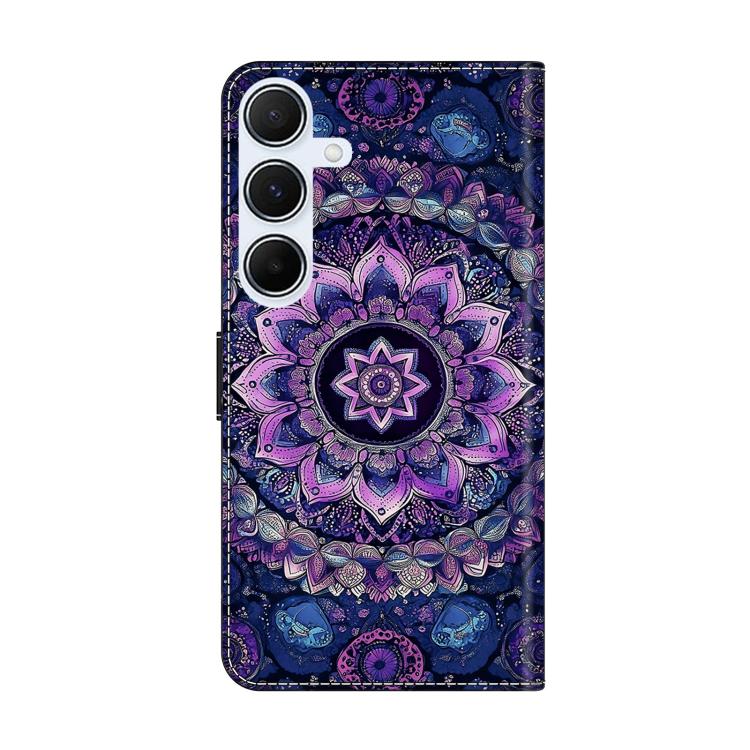 For Galaxy A16 5G Crystal-Like Painted Vegan Leather Phone Case