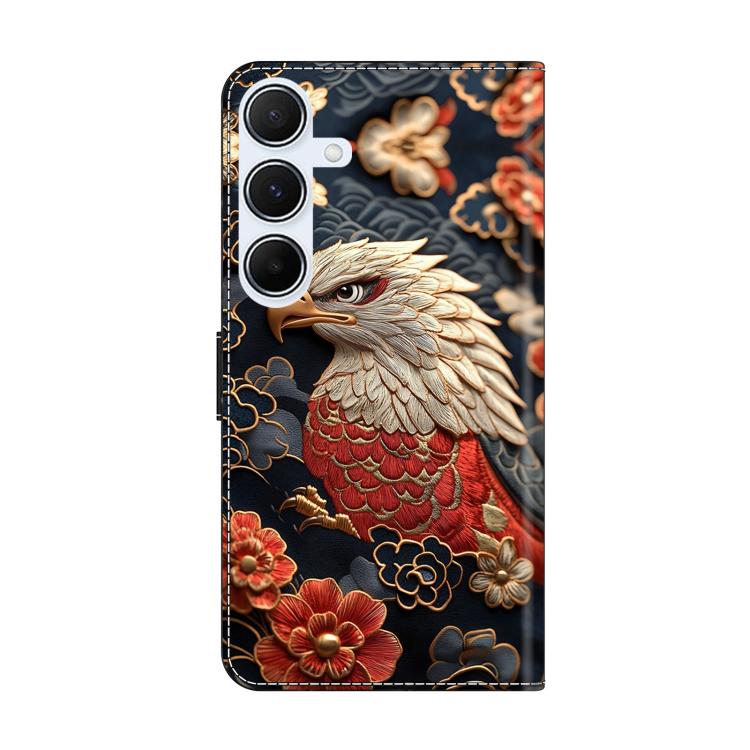For Galaxy A16 5G Crystal-Like Painted Vegan Leather Phone Case