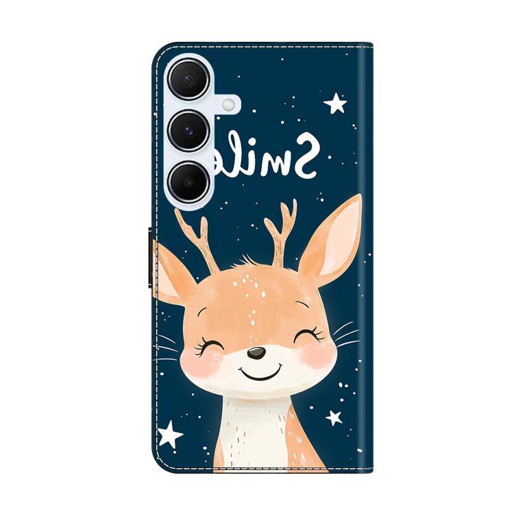 For Galaxy A16 5G Crystal-Like Painted Vegan Leather Phone Case