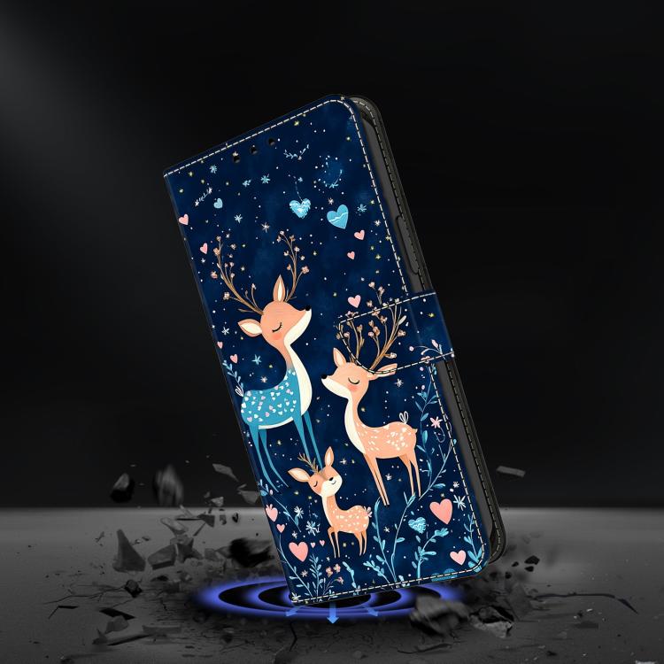 For Galaxy A16 5G Crystal-Like Painted Vegan Leather Phone Case