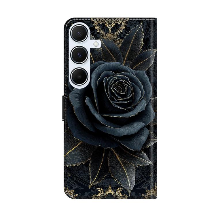 For Galaxy A25 5G Crystal-Like Painted Vegan Leather Phone Case