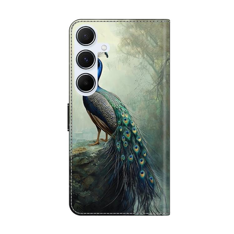 For Galaxy A25 5G Crystal-Like Painted Vegan Leather Phone Case