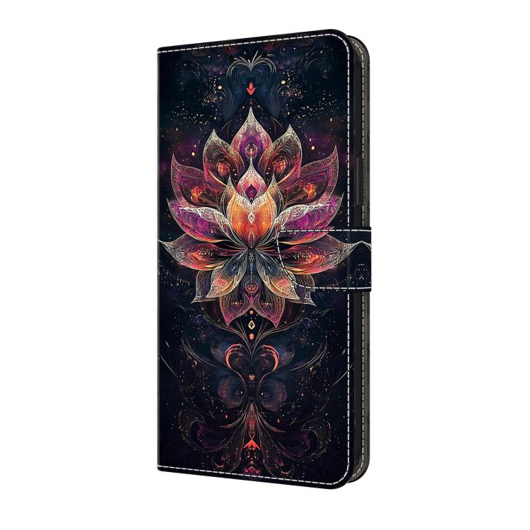 For Galaxy A25 5G Crystal-Like Painted Vegan Leather Phone Case