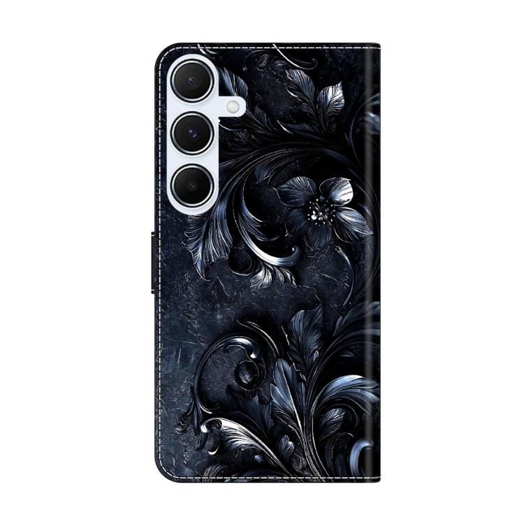 For Galaxy A35 5G Crystal-Like Painted Vegan Leather Phone Case