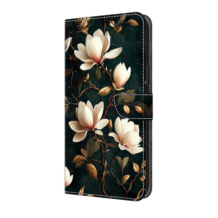 For Galaxy A55 5G Crystal-Like Painted Vegan Leather Phone Case