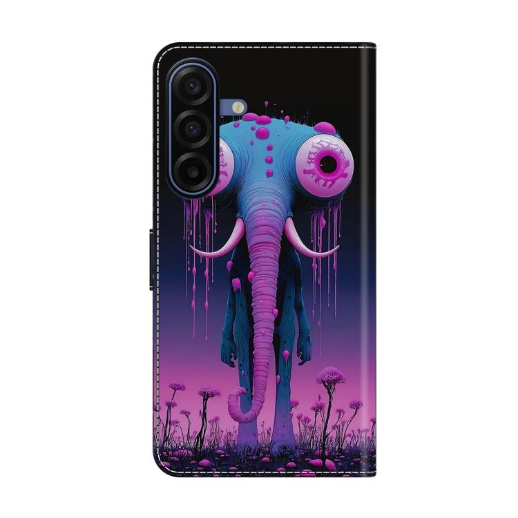 For Galaxy A17 4G/5G Crystal-Like Painted Vegan Leather Phone Case