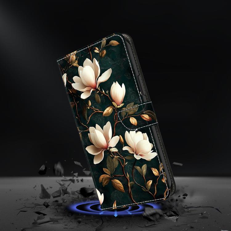 For Galaxy A17 4G/5G Crystal-Like Painted Vegan Leather Phone Case