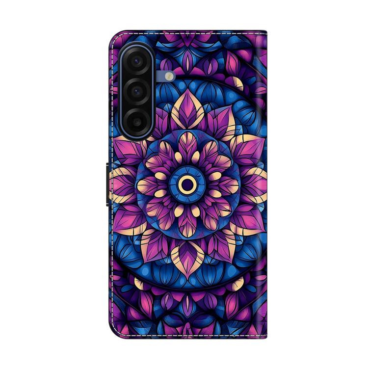 For Galaxy A17 4G/5G Crystal-Like Painted Vegan Leather Phone Case