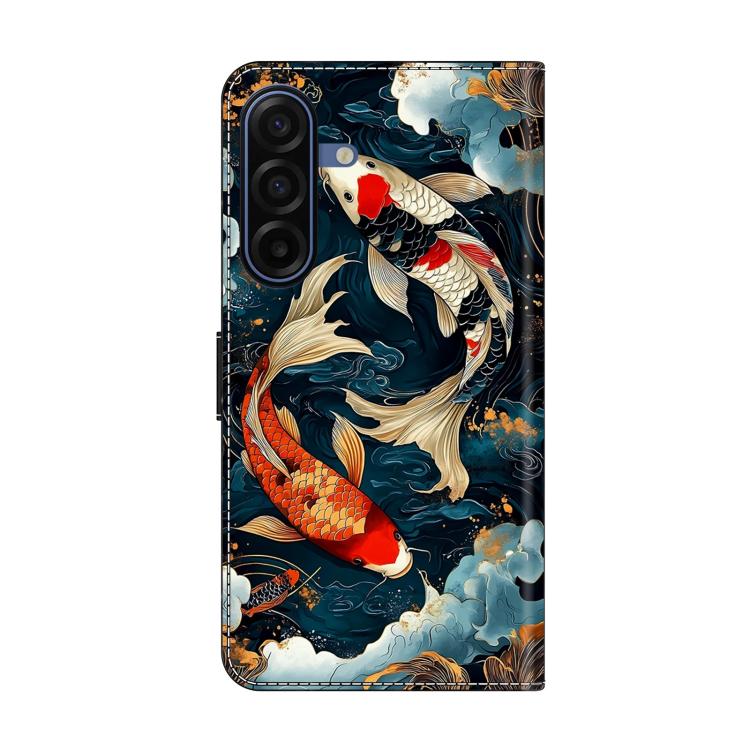 For Galaxy A17 4G/5G Crystal-Like Painted Vegan Leather Phone Case