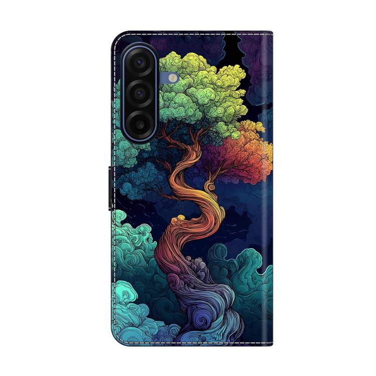 For Galaxy A17 4G/5G Crystal-Like Painted Vegan Leather Phone Case