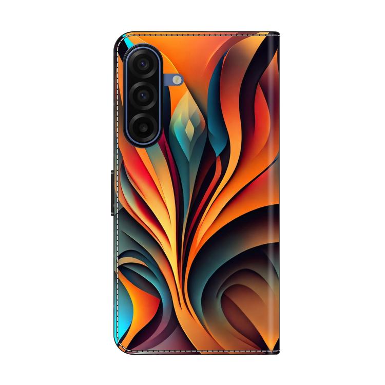 For Galaxy A17 4G/5G Crystal-Like Painted Vegan Leather Phone Case