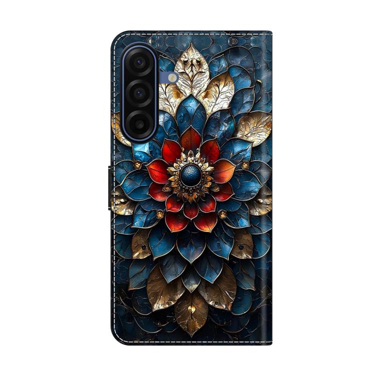 For Galaxy A17 4G/5G Crystal-Like Painted Vegan Leather Phone Case