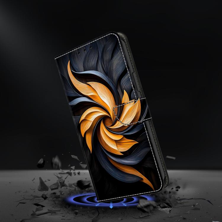 For Galaxy A17 4G/5G Crystal-Like Painted Vegan Leather Phone Case