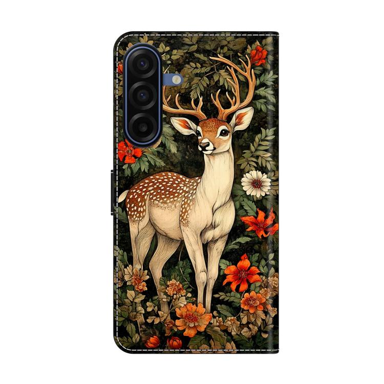 For Galaxy A17 4G/5G Crystal-Like Painted Vegan Leather Phone Case
