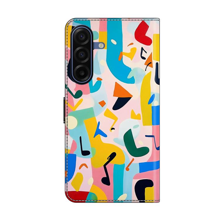 For Galaxy A17 4G/5G Crystal-Like Painted Vegan Leather Phone Case