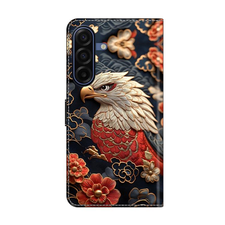 For Galaxy A17 4G/5G Crystal-Like Painted Vegan Leather Phone Case