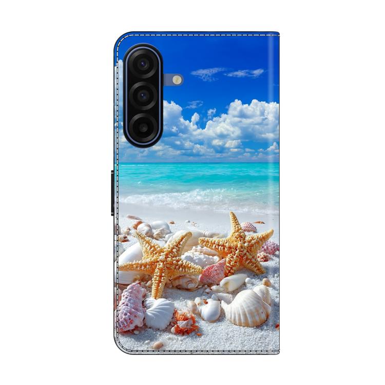 For Galaxy A17 4G/5G Crystal-Like Painted Vegan Leather Phone Case
