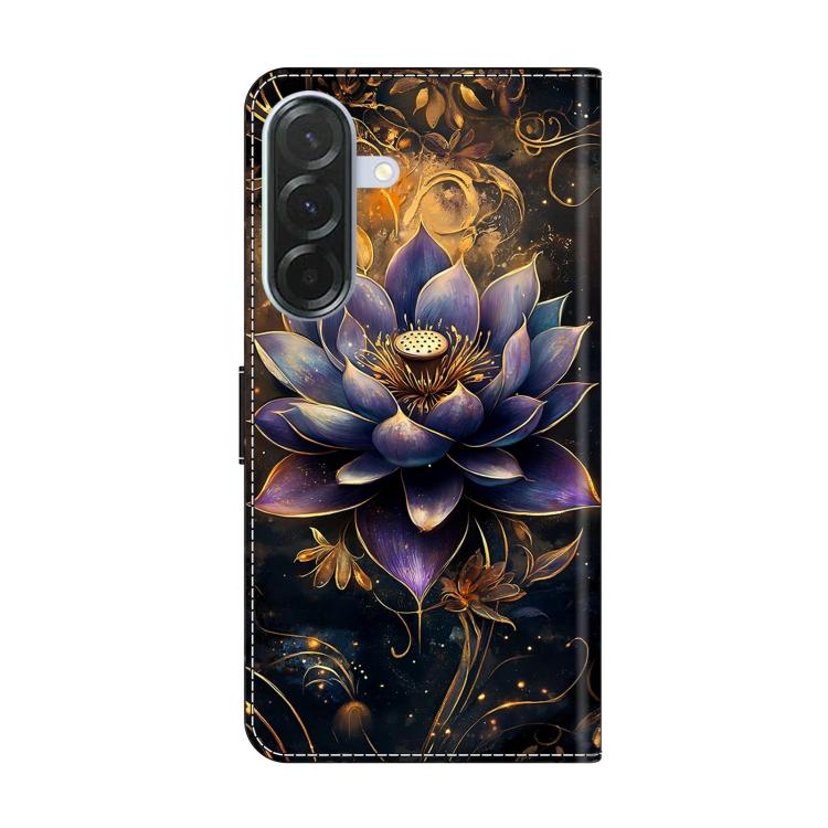 For Galaxy A26 / A36 / A56 5G Crystal-Like Painted Vegan Leather Phone Case