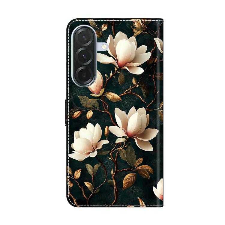 For Galaxy A26 / A36 / A56 5G Crystal-Like Painted Vegan Leather Phone Case