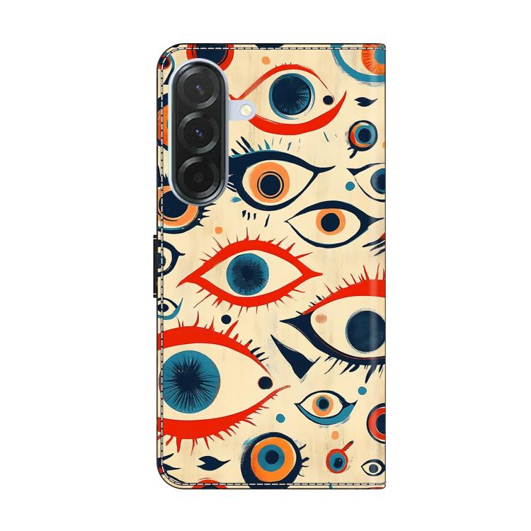 For Galaxy A26 / A36 / A56 5G Crystal-Like Painted Vegan Leather Phone Case
