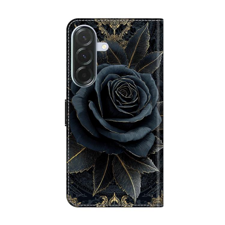 For Galaxy A26 / A36 / A56 5G Crystal-Like Painted Vegan Leather Phone Case