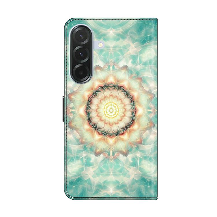 For Galaxy A26 / A36 / A56 5G Crystal-Like Painted Vegan Leather Phone Case