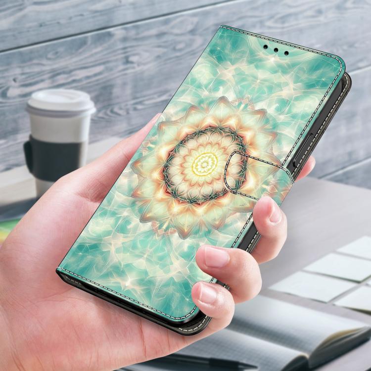 For Galaxy A26 / A36 / A56 5G Crystal-Like Painted Vegan Leather Phone Case