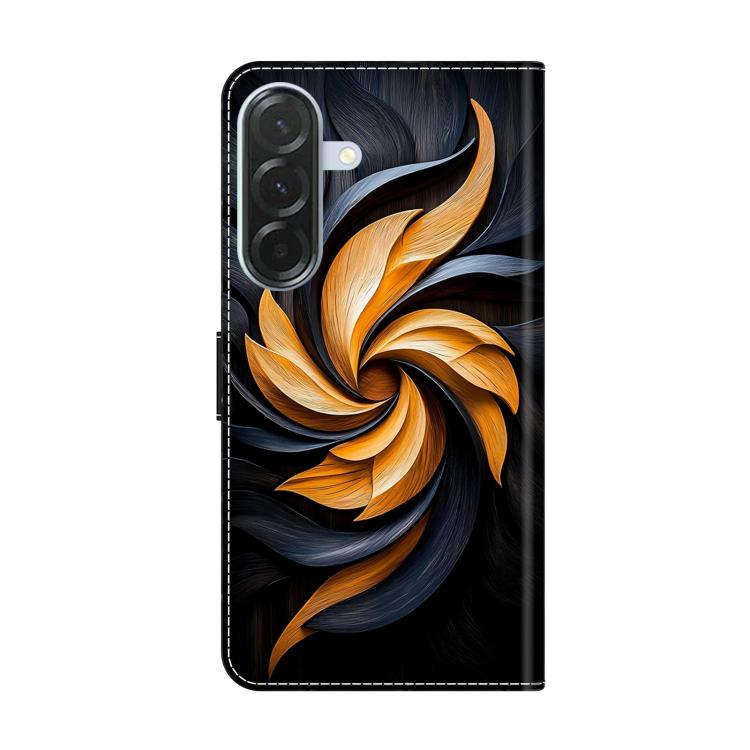 For Galaxy A26 / A36 / A56 5G Crystal-Like Painted Vegan Leather Phone Case