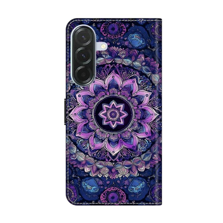 For Galaxy A26 / A36 / A56 5G Crystal-Like Painted Vegan Leather Phone Case