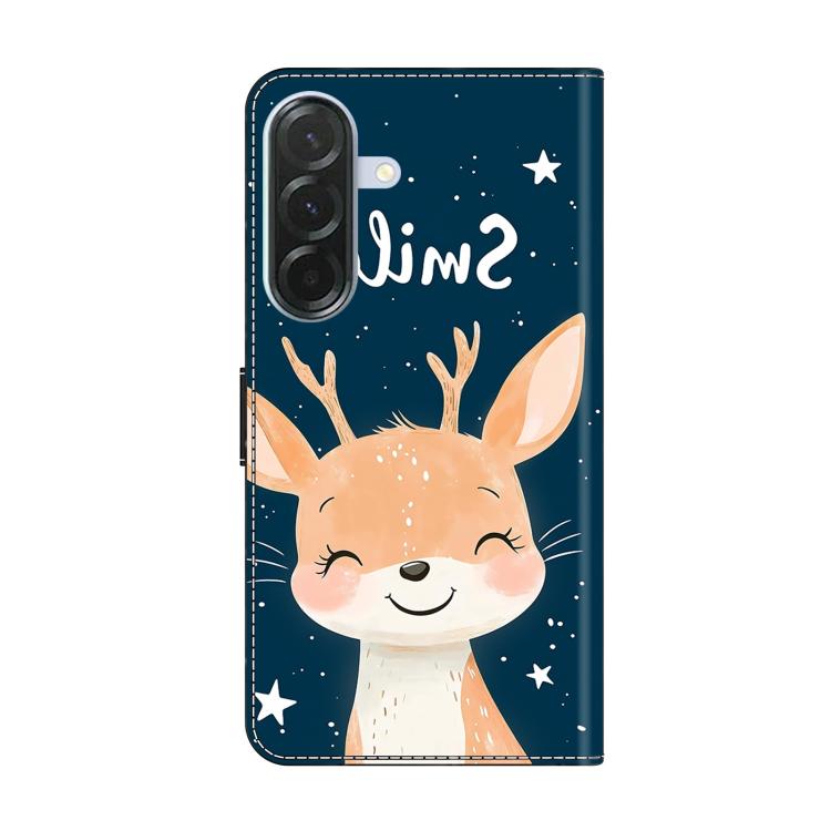 For Galaxy A26 / A36 / A56 5G Crystal-Like Painted Vegan Leather Phone Case