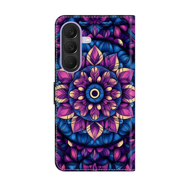 For Galaxy A27 / A37 / A57 5G Crystal-Like Painted Vegan Leather Phone Case