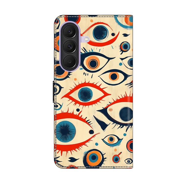 For Galaxy A27 / A37 / A57 5G Crystal-Like Painted Vegan Leather Phone Case