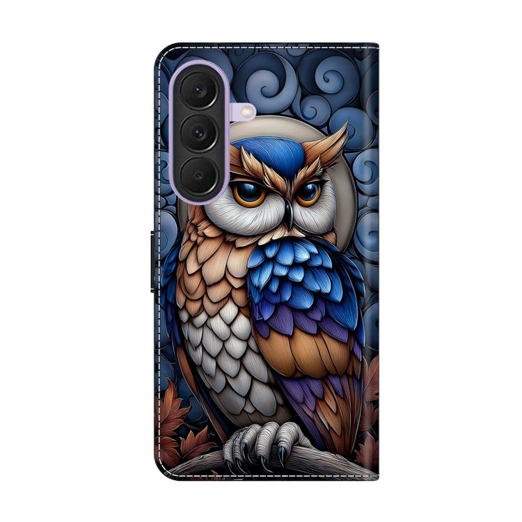 For Galaxy A27 / A37 / A57 5G Crystal-Like Painted Vegan Leather Phone Case