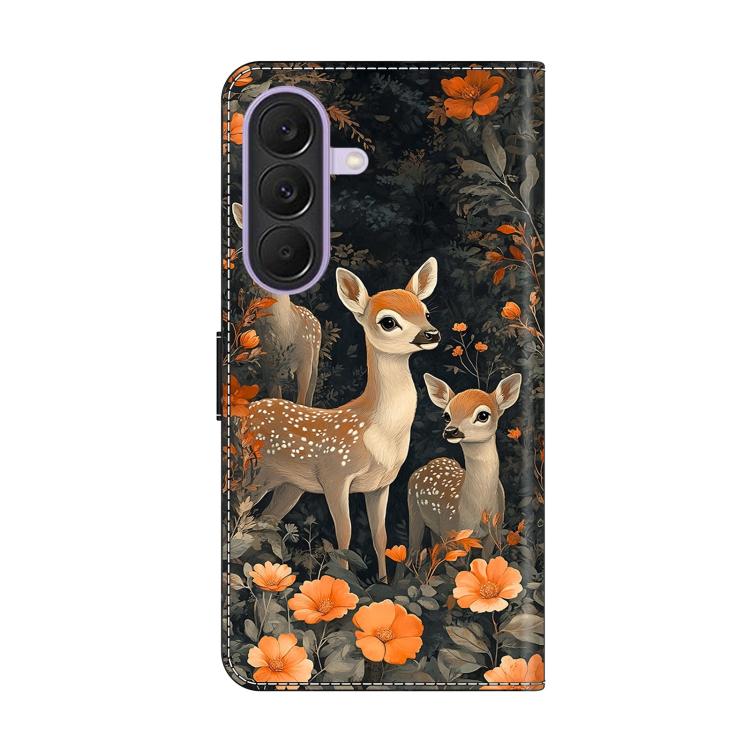 For Galaxy A27 / A37 / A57 5G Crystal-Like Painted Vegan Leather Phone Case