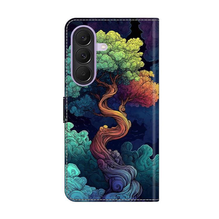 For Galaxy A27 / A37 / A57 5G Crystal-Like Painted Vegan Leather Phone Case